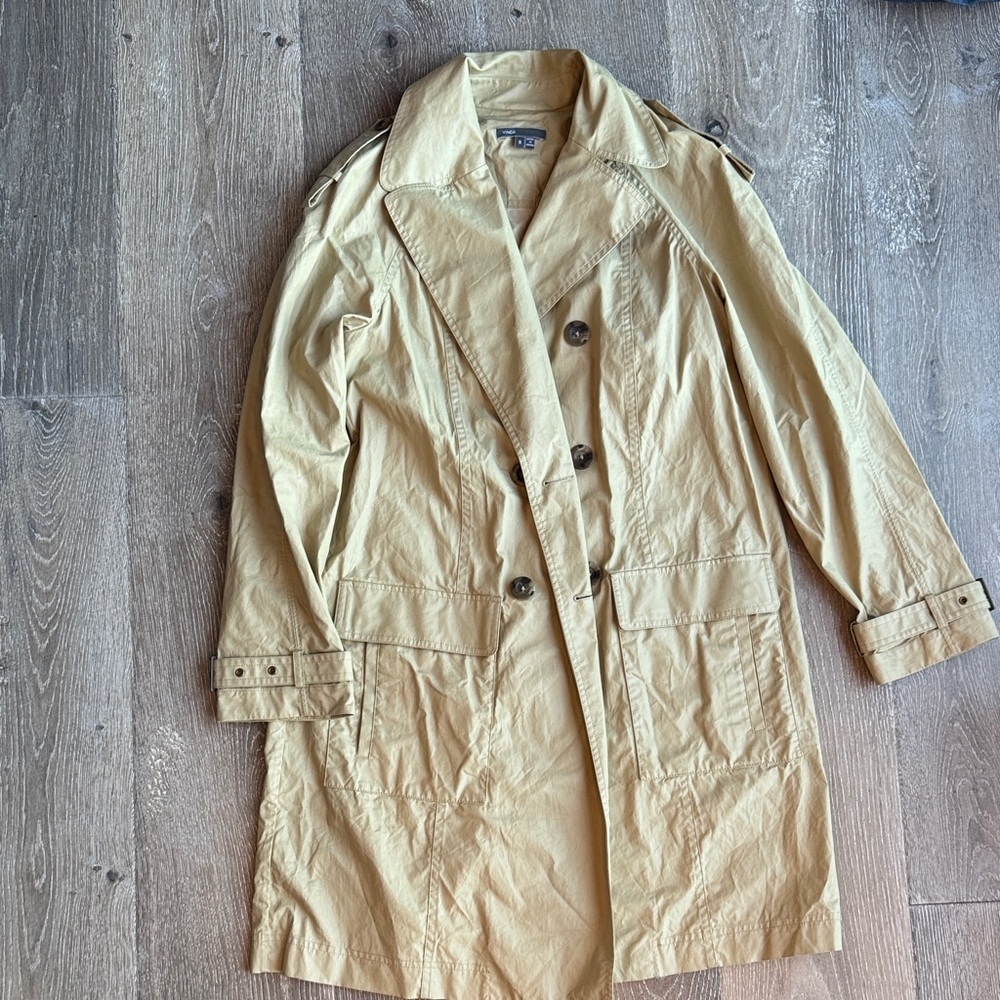 Vince Tan Trench Coat - Picture 2 of 5